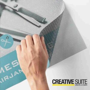 Adesivi microforati per vetrina - adesivi oneway - Creative Suite